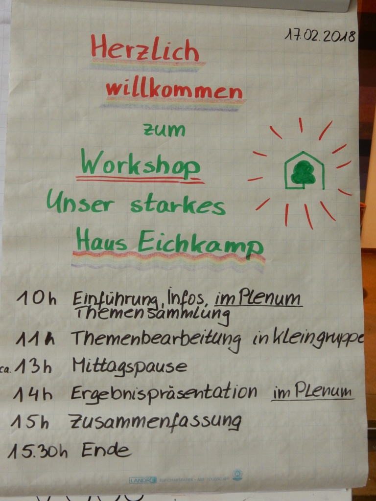 Erfolgreicher Workshop “Unser starkes Haus Eichkamp” Erfolgreicher Workshop “Unser starkes Haus Eichkamp”