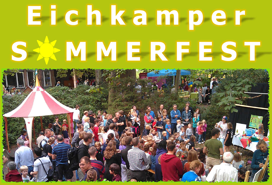 Sommerfest im Garten von Haus Eichkamp, Samstag, 7.9.2019, 15-??? Uhr Sommerfest im Garten von Haus Eichkamp, Samstag, 7.9.2019, 15-??? Uhr