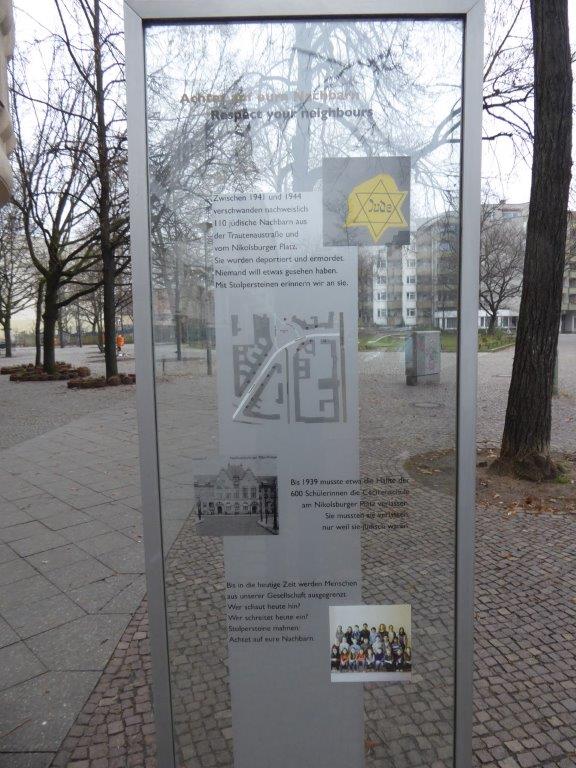 Treffen der Stolperstein-Initiative am 24.4. am Nikolsburger Platz Treffen der Stolperstein-Initiative am 24.4. am Nikolsburger Platz