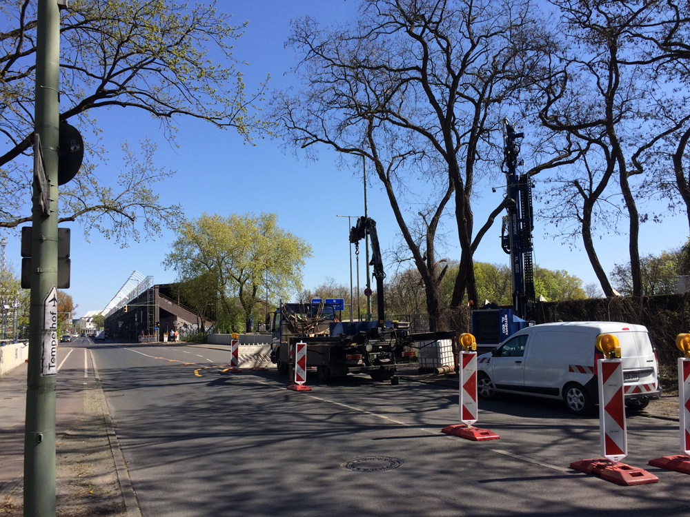 Umbau Autobahndreieck Funkturm: Vorbereitende Baumaßnahmen Umbau Autobahndreieck Funkturm: Vorbereitende Baumaßnahmen