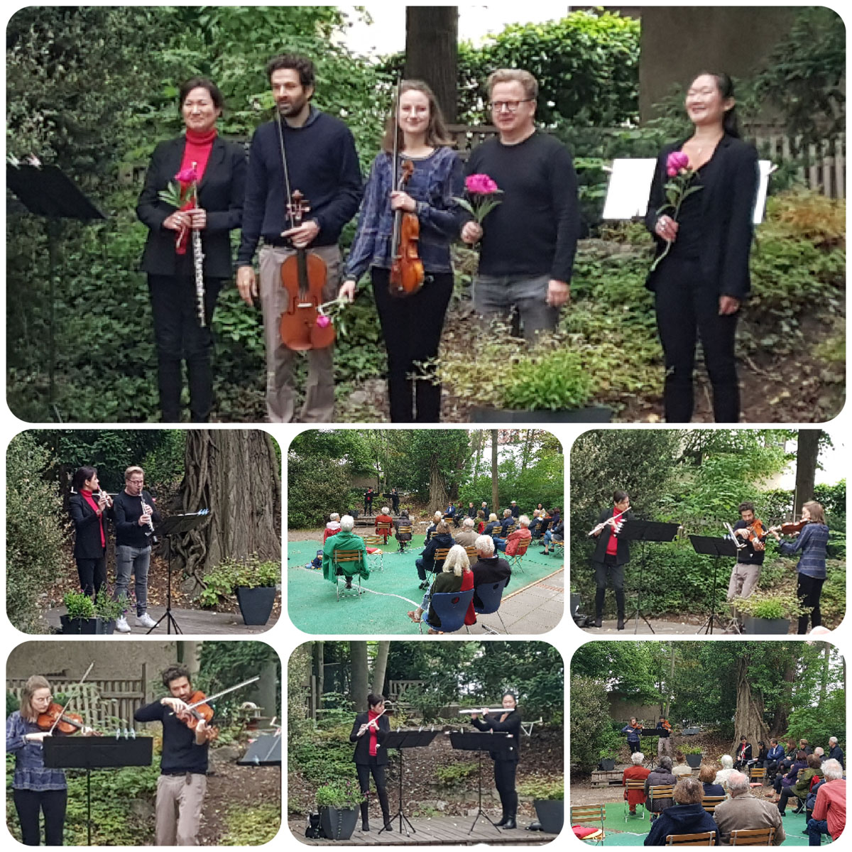 Gartenkonzert zu Coronazeiten Gartenkonzert zu Coronazeiten