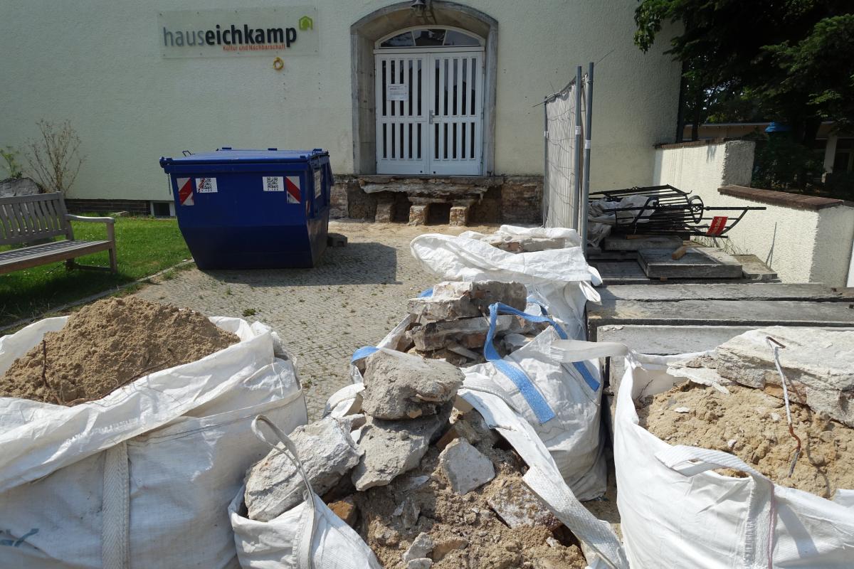 Baustelle Haus Eichkamp – Die Treppe ist weg Baustelle Haus Eichkamp – Die Treppe ist weg