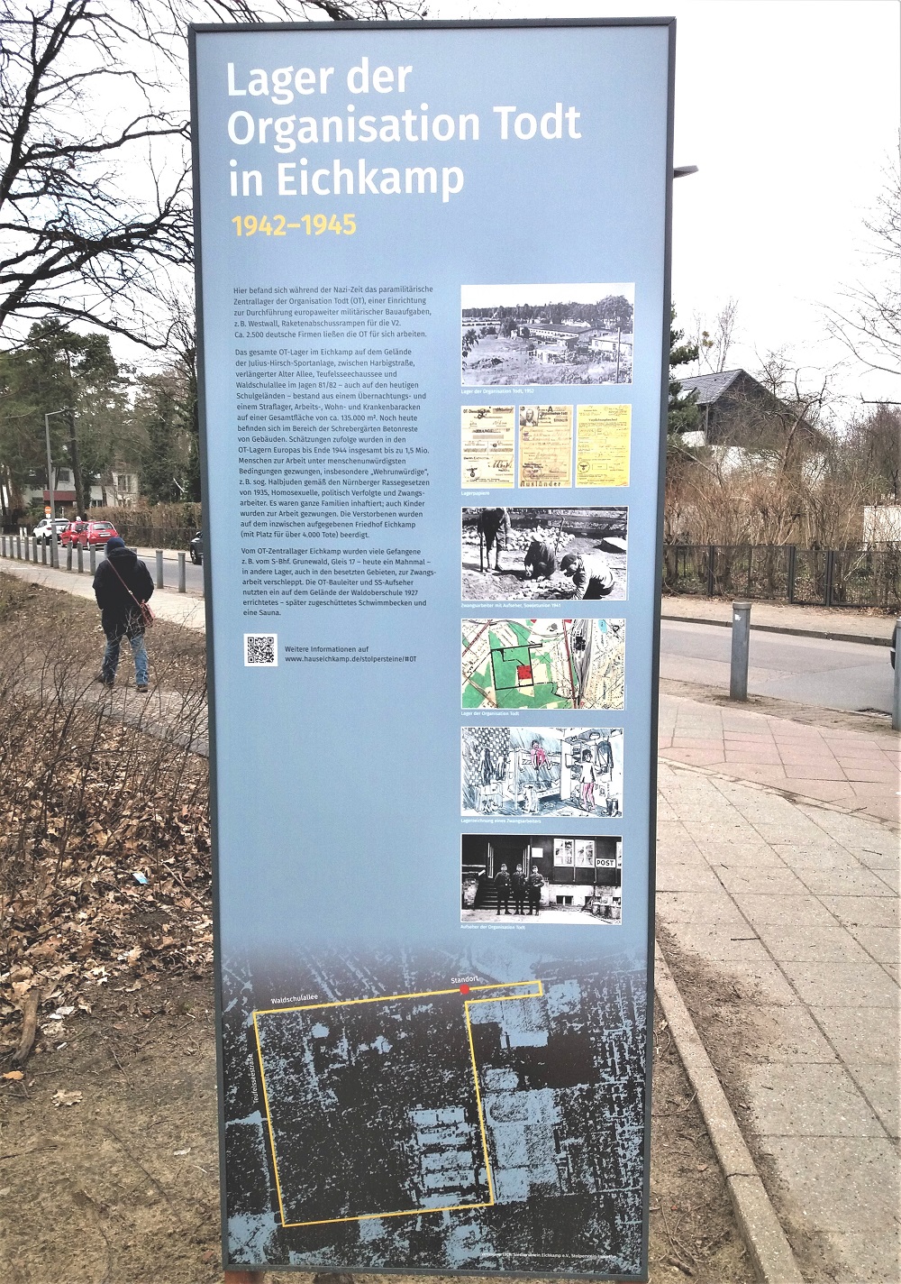 Gedenkstele Ecke Waldschulallee/Harbigstraße auch auf Webseite veröffentlicht Gedenkstele Ecke Waldschulallee/Harbigstraße auch auf Webseite veröffentlicht